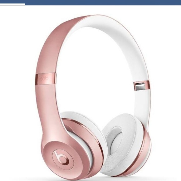Solo Beats Accessories - Gently use Rose Gold beats solo 3